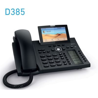 Snom D385 12 Line IP Phone, SIP Desktop Phone Colour (00004340)