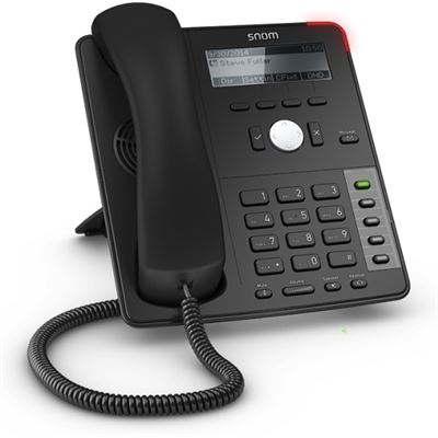 Snom D712 4-Line 5-Button SIP Deskphone 10/100 PoE (SNOM-D712)