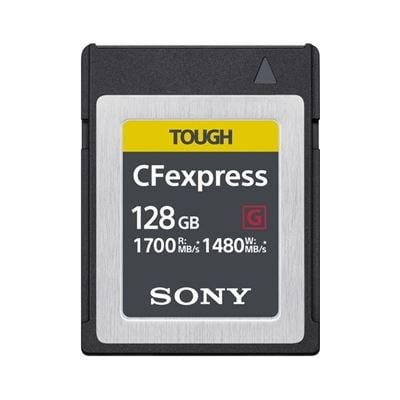 Sony CEBG128 Tough CFexpress Type B 128GB Memory Card (CEBG128)