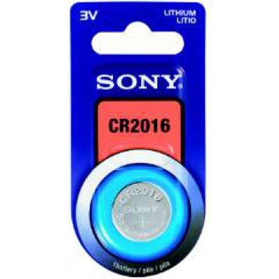Sony CR2016 Lithium Coin Battery 1-pc pack (CR2016)