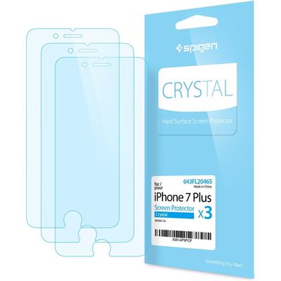 Spigen iPhone 7 Plus Screen Protector, Delicate Tough,HD (043FL20465)