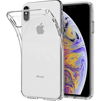 Spigen iPhone XS Max (6.5") Liquid Crystal Case, Crystal (065CS25122)