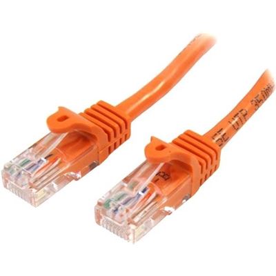 StarTech.com 10m Orange Cat5e Ethernet Patch Cable with (45PAT10MOR)