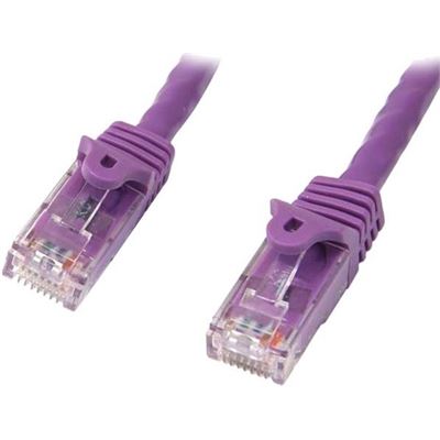 StarTech.com 10m Purple Cat5e Ethernet Patch Cable with (45PAT10MPL)