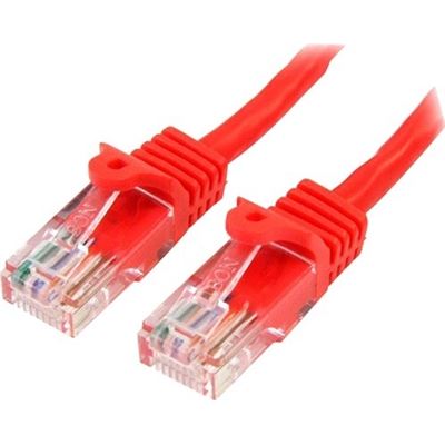 StarTech.com 1 m Red Cat5e Snagless RJ45 UTP Patch Cable (45PAT1MRD)