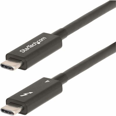 StarTech.com 6ft Thunderbolt 4 Cable 40Gbps 100W (A40G2MB-TB4-CABLE)