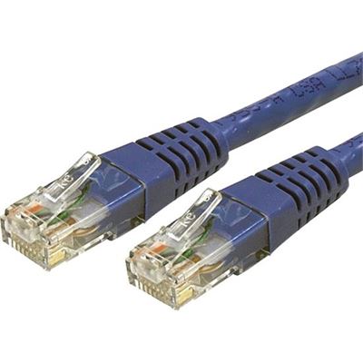 StarTech.com CAT6 PATCH CABLE WITH MOLDED RJ45 (C6PATCH1BL)