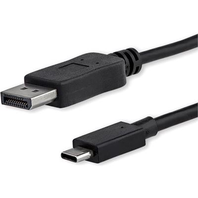 StarTech.com USB-C to DisplayPort Adapter Cable - 1m (3 (CDP2DPMM1MB)