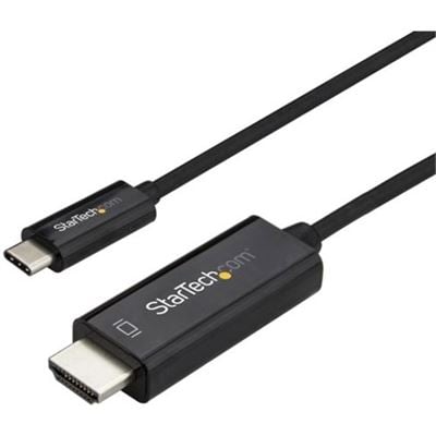 USB C to HDMI Cable - 2m - Black - 4K at 60Hz  (CDP2HD2MBNL)