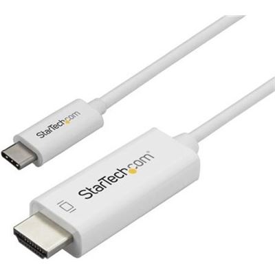 StarTech.com USB C to HDMI Cable - 3m - White - 4K at (CDP2HD3MWNL)