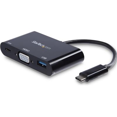 StarTech.com USB-C to VGA Multifunction Adapter with (CDP2VGAUACP)
