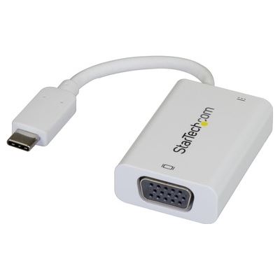 StarTech.com USB-C to VGA Video Adapter with USB Power (CDP2VGAUCPW)
