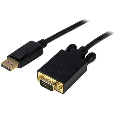 StarTech.com 6 ft DisplayPort to VGA Adapter Converter (DP2VGAMM6B)