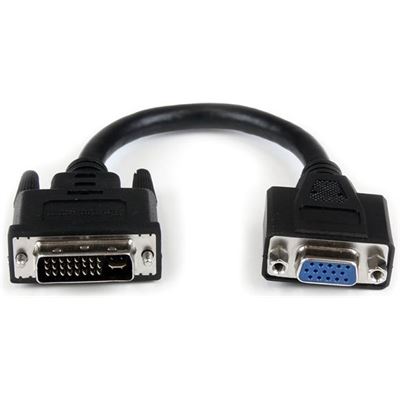 StarTech.com 8in DVI to VGA Cable Adapter - DVI-I Male (DVIVGAMF8IN)