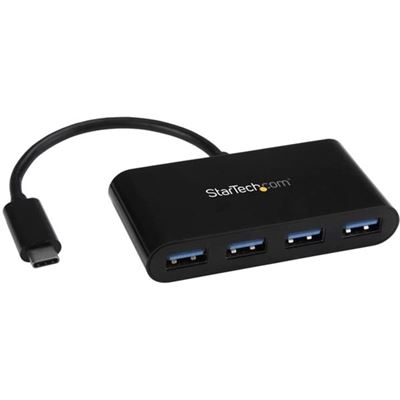 StarTech.com 4 Port USB 3.0 Hub - USB-C to 4x USB-A - Bus (HB30C4AB)