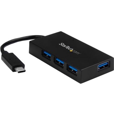 StarTech.com 4 Port USB C Hub - USB-C to 4x USB-A - USB (HB30C4AFS)