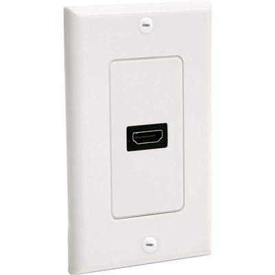 StarTech.com Single Outlet Female HDMI Wall Plate White (HDMIPLATE)