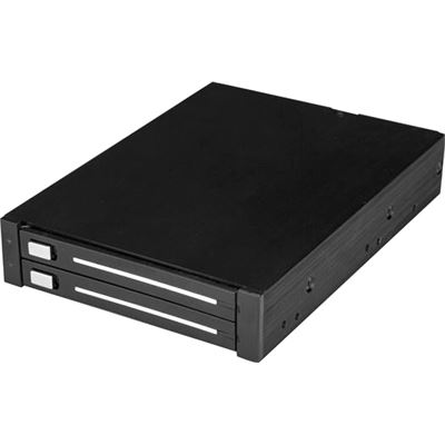 StarTech.com Dual-Bay 2.5in SATA SSD / HDD Rack for 3.5in (HSB225S3R)