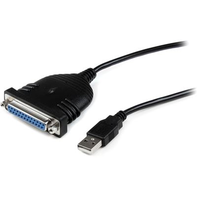 StarTech.com 6 ft USB to DB25 Parallel Printer Adapter (ICUSB1284D25)