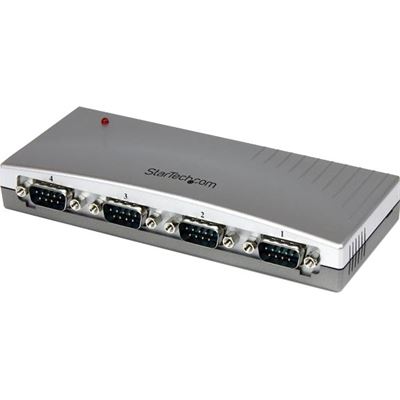 StarTech.com 4 Port USB to RS232 Serial DB9 Adapter Hub (ICUSB2324)