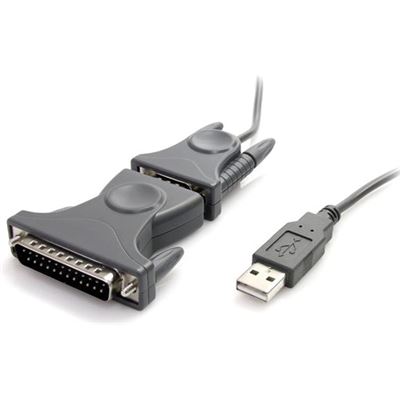StarTech.com USB to RS232 DB9/DB25 Serial Adapter (ICUSB232DB25)
