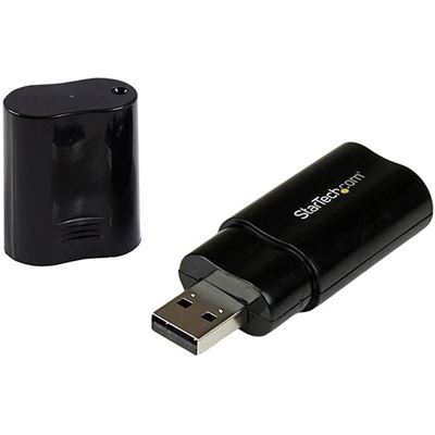 StarTech.com USB Stereo Audio Adapter External Sound (ICUSBAUDIOB)