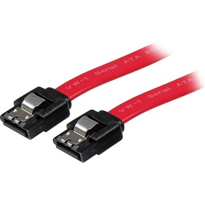 StarTech.com 18in Latching SATA Cable - Serial ATA Cable (LSATA18)