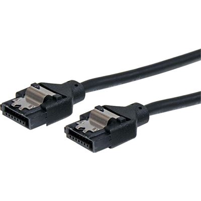 StarTech.com 24in Latching Round SATA Cable - fast (LSATARND24)