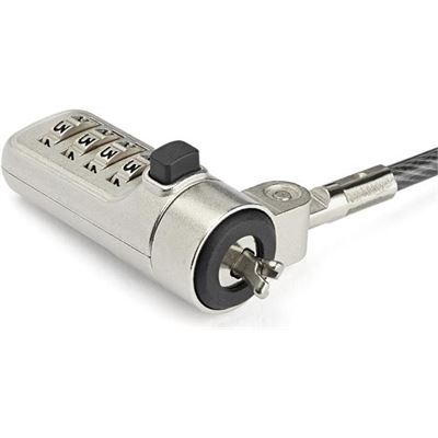 StarTech.com Laptop Cable Lock - 4-Digit Resettable (LTLOCKNBL)