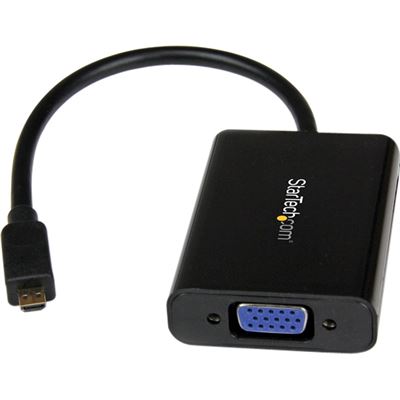 StarTech.com Micro HDMI to VGA Adapter with Audio for (MCHD2VGAA2)