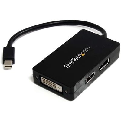 StarTech.com Travel A/V adapter: 3-in-1 Mini DisplayPort (MDP2DPDVHD)