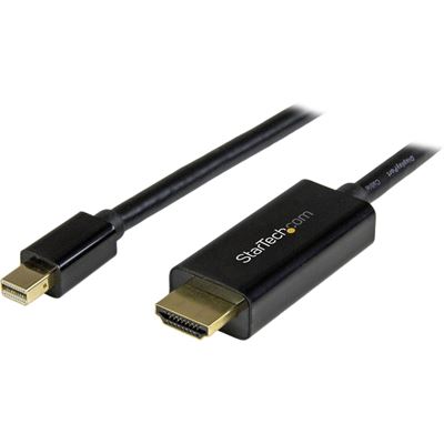StarTech.com Mini DisplayPort to HDMI converter cable  (MDP2HDMM1MB)