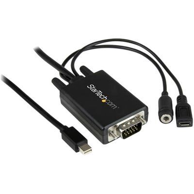 StarTech.com Mini DisplayPort to VGA Adapter Cable (MDP2VGAAMM2M)
