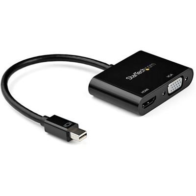 StarTech.com Mini DisplayPort to HDMI VGA Adapter - 4K (MDP2VGAHD20)