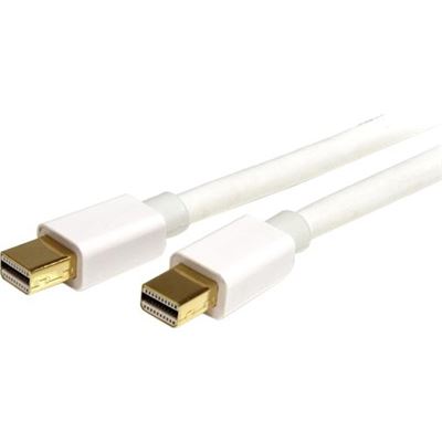 StarTech.com 1m (3 ft) White Mini DisplayPort Cable - Mini (MDPMM1MW)