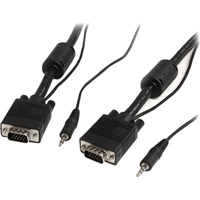10m Coax High Resolution Monitor VGA Video Cable with (MXTHQMM10MA)