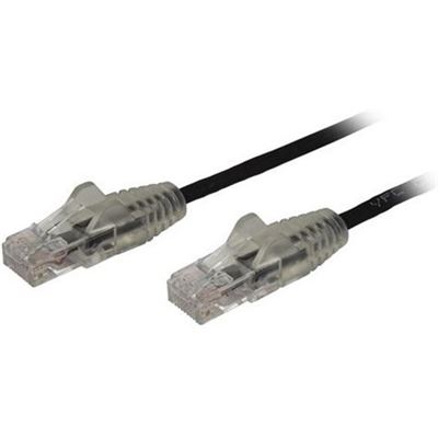 StarTech.com 1 m CAT6 Cable - Slim CAT6 Patch Cord  (N6PAT100CMBKS)