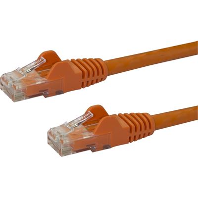 StarTech.com 0.5m Orange Cat6 Ethernet Patch Cable (N6PATC50CMOR)