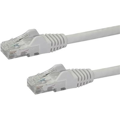 StarTech.com 0.5m White Cat6 Ethernet Patch Cable with (N6PATC50CMWH)