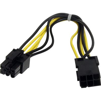 StarTech.com 8in 6 pin PCI Express Power Extension Cable (PCIEPOWEXT)
