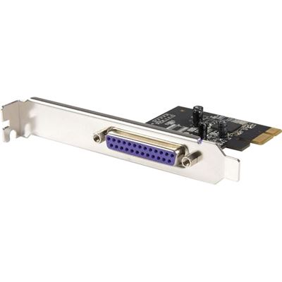 StarTech.com 1 Port PCI Express Dual Profile Parallel Adapter (PEX1P)
