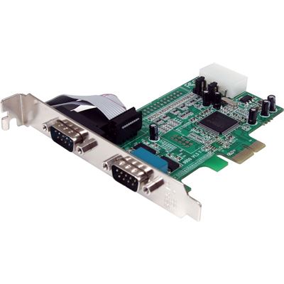 StarTech.com 2 Port Native PCI Express RS232 Serial (PEX2S553)