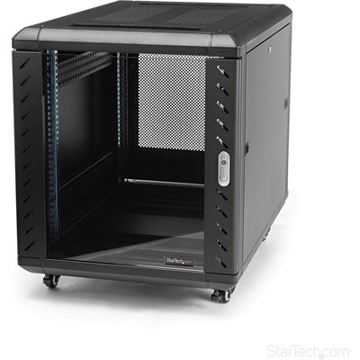 StarTech.com 12U 36in Knock-Down Server Rack Cabinet with (RK1236BKF)