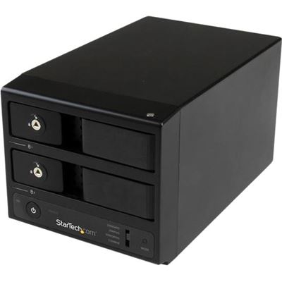 StarTech.com USB 3.0 / eSATA Dual-Bay Trayless 3.5 SATA (S352BU33RER)