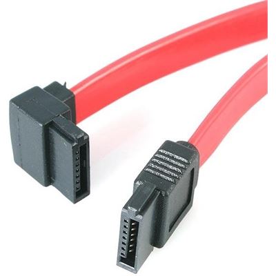 StarTech.com 12in SATA to Left Angle SATA Serial ATA Cable (SATA12LA1)