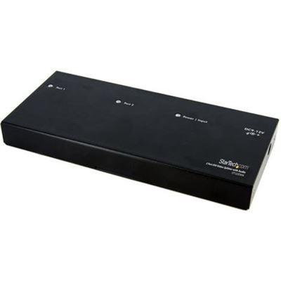 StarTech.com 2 Port DVI Video Splitter with Audio - DVI (ST122DVIA)