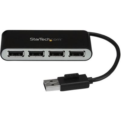 StarTech.com 4-PORT PORTABLE USB 2.0 HUB WITH BUILT-IN (ST4200MINI2)