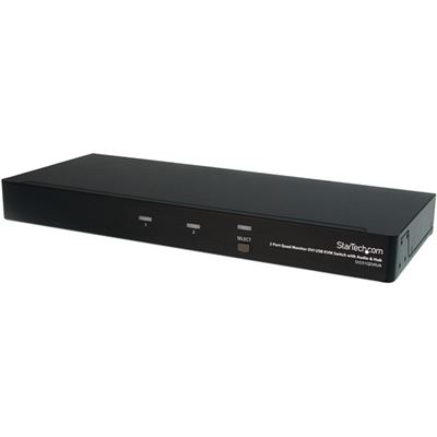 StarTech.com 2 Port Quad Monitor Dual-Link DVI USB KVM (SV231QDVIUA)