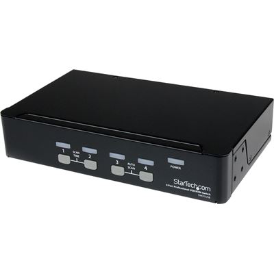 StarTech.com 4 Port Professional VGA USB KVM Switch with (SV431USB)