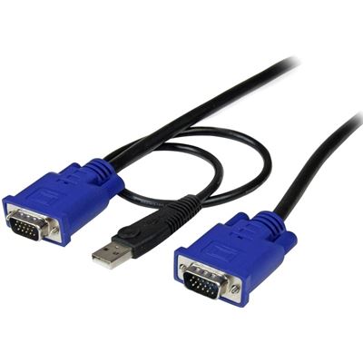 StarTech.com 10 ft Ultra Thin USB VGA 2-in-1 KVM Cable  (SVECONUS10)